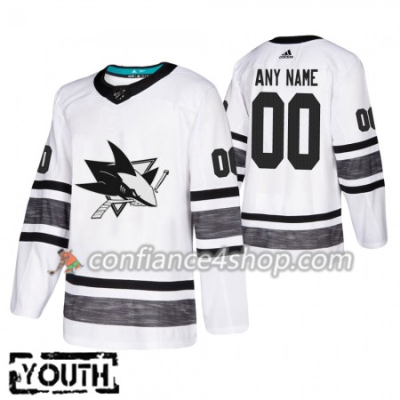 Adidas Maillot de Hockey San Jose Sharks Personnaliser 2019 All-Star Blanc Authentic - Enfant Adidas Maillot de Hockey San Jose Sharks Personnaliser 2019 All-Star Blanc Authentic - Enfant